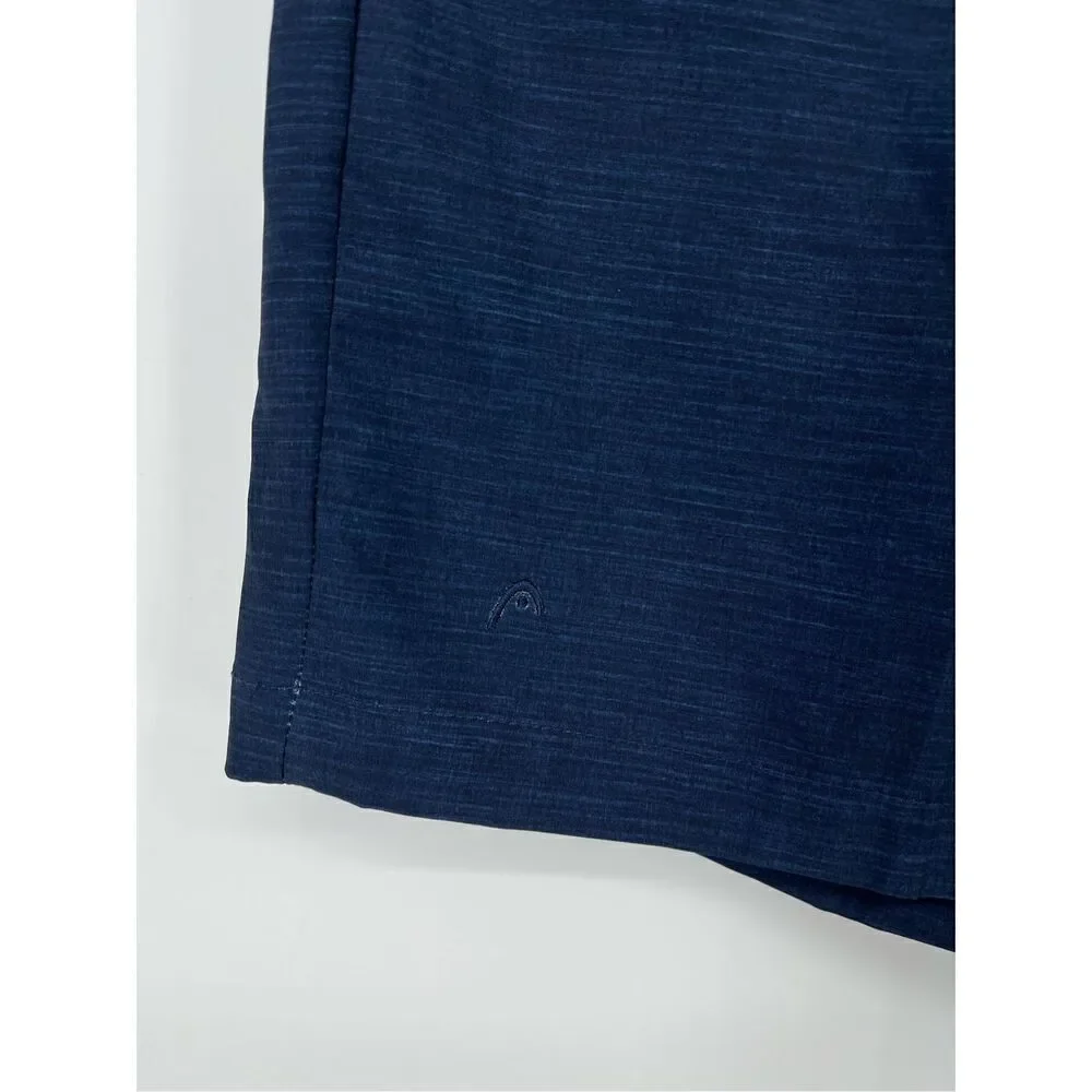 NEW Head Marcello Golf Shorts Deep Navy Size 38 UV Protect Wicking Cooling